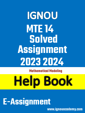 IGNOU MTE 14 Solved Assignment 2023 2024